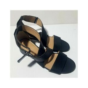 Naturalizer Women's Casual Adela Sandals Open-Toe Block Heels Black Size6.5